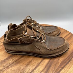 Teva Mush Atoll Chukka Boots Mens Size 10 Brown Suede Ankle Lace Up Casual Shoes